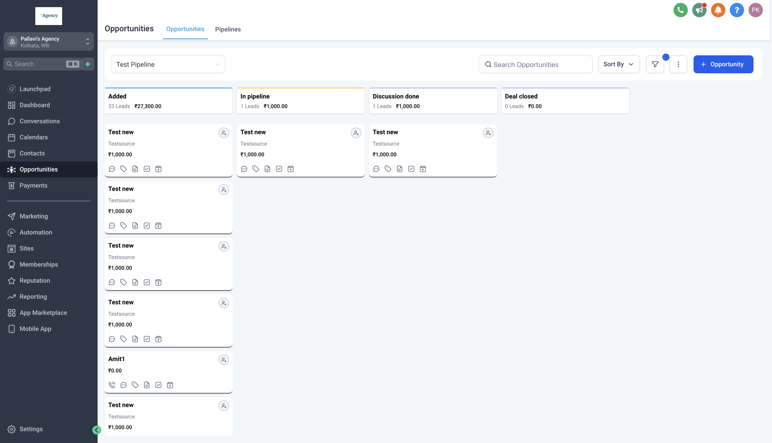 Step-by-Step Guide: Creating Opportunities : HighLevel Support Portal
